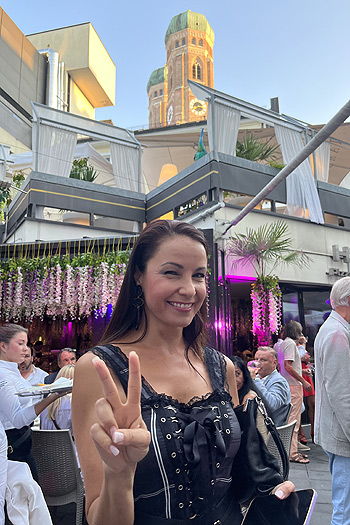 Joana Danciu @ 15 Jahre H'ugo's Pizza Bar Lounge am Münchner Promenadenplatz (Foto: Martin Schmitz)